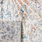 Safavieh Aston ASN728 3" x 5" Ivory and Navy Area Rug, , large