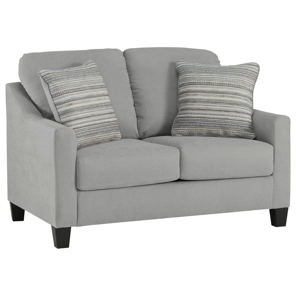 Ashley Adlai Stationary Loveseat in Shadow, , large