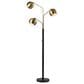 Adesso Emerson Tree Lamp in Black and Antique Brass, , large