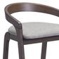 Zuo Modern Troy Counter Stool in Dove Gray & Espresso, , large