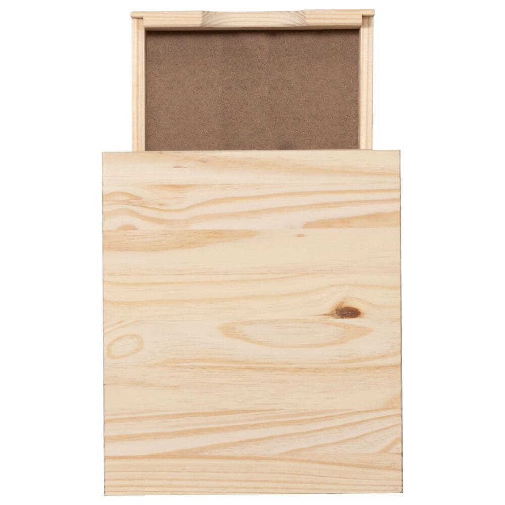 Linon Home Decor Cary 6-Drawer Rolling Cart in Unfinished, , large