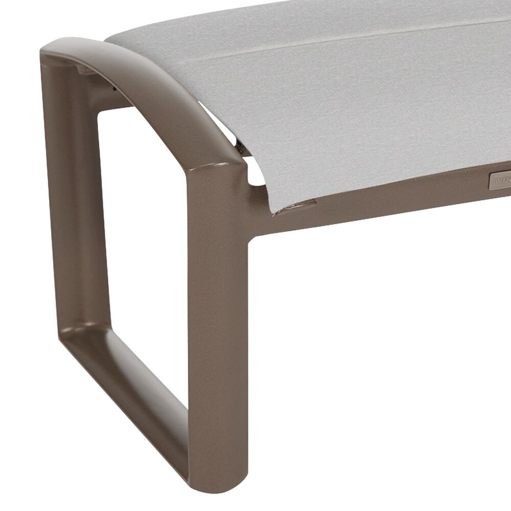 Winston Icon Outdoor Padded Sling Ottoman in Idol Cloud and Broadway, , large