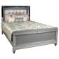 New Heritage Design Valentino Queen Bed in Silver, , large