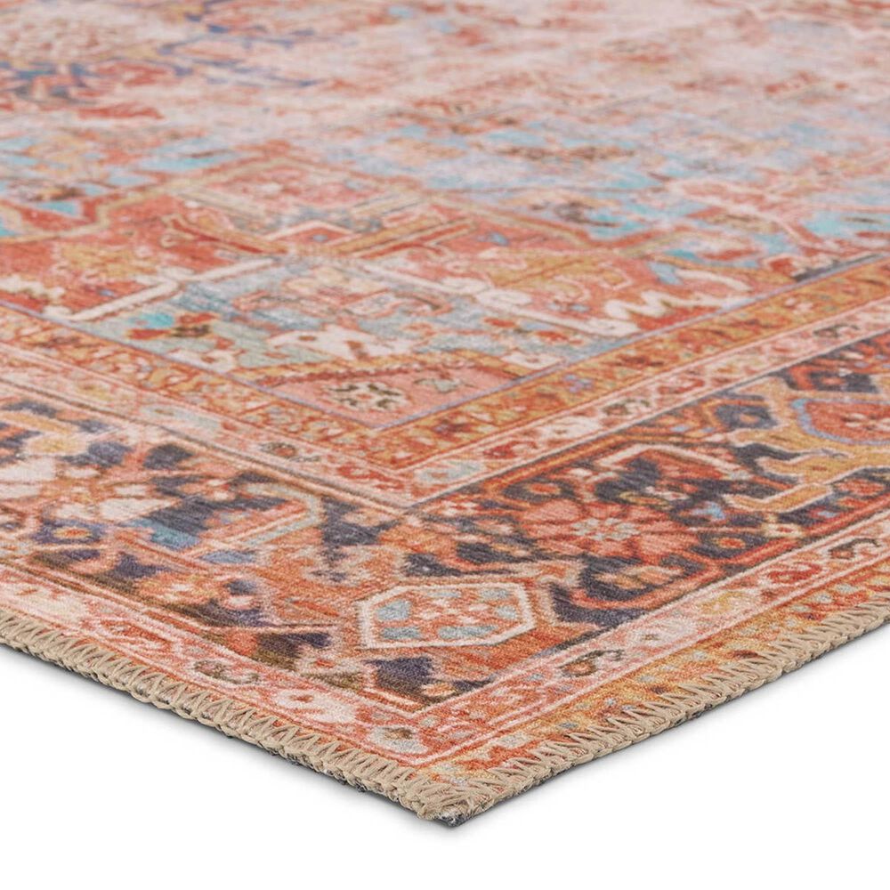 Jaipur Garcia Matias 6&#39; x 9&#39; Moonbeam, Plum Kitten, High Rise, Bombay Brown and Oil Blue Area Rug, , large