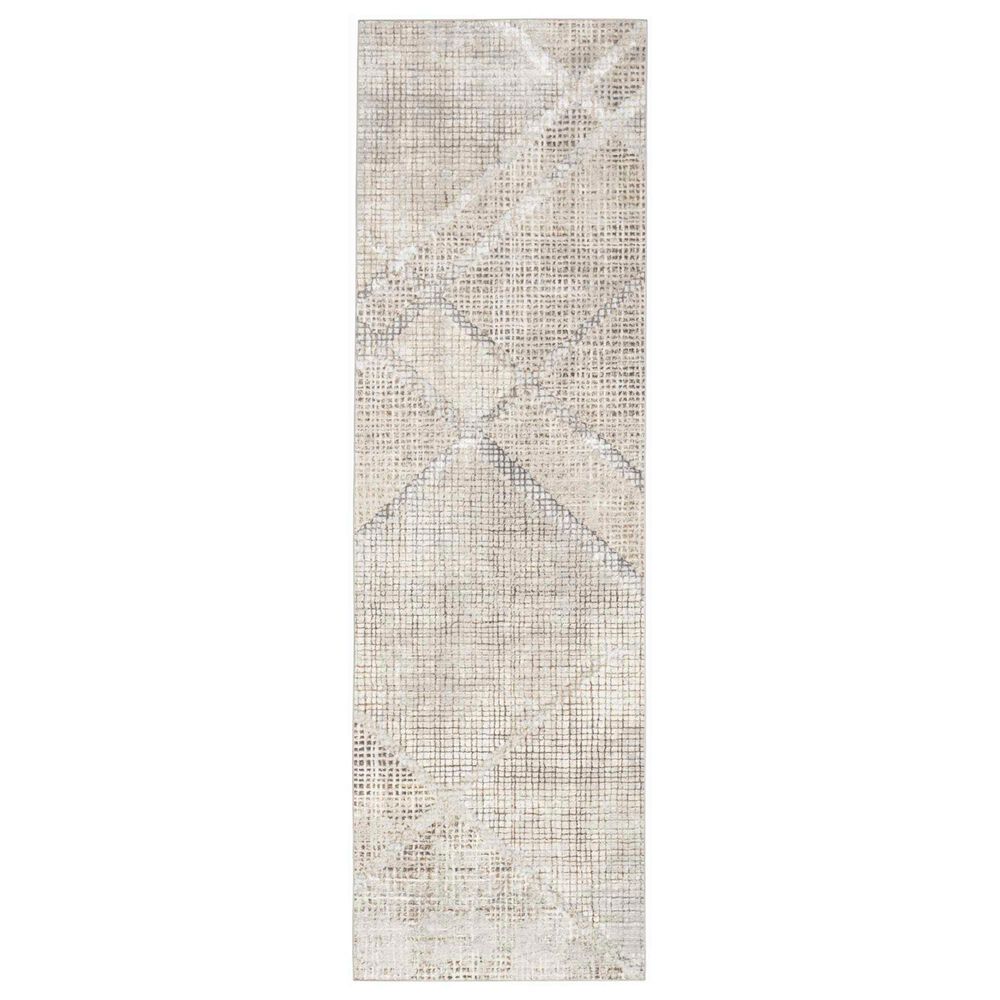 Nourison Sparkle ILI03 Grey 2"3" x 7"6" Runner, , large