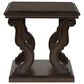 Ashley Maylee End Table in Dark Brown, , large
