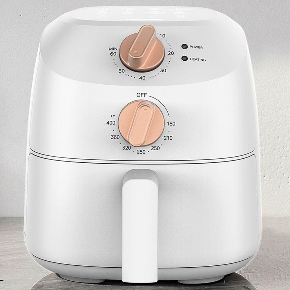 Midea 2.1 Quart Compact Air Fryer in White, , large