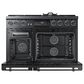 Dacor 48" Professional Dual Fuel Range in Graphite Stainless Steel, , large