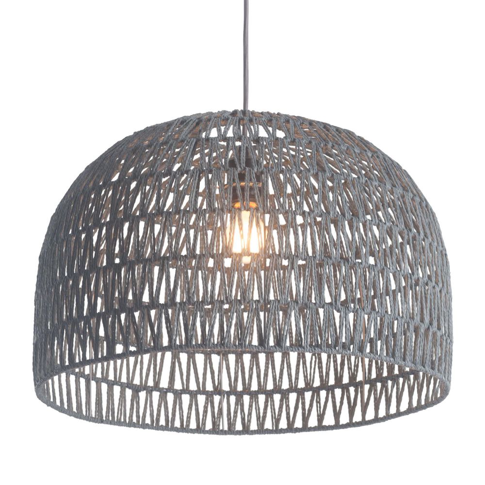 Zuo Modern Paradise Ceiling Lamp in Gray, , large