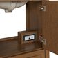 37B Lucerne 30" Single Bathroom Vanity in Dark Maplewood with Marble Top and Backsplash, , large