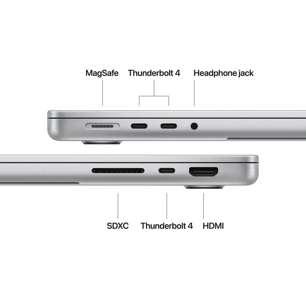 Apple MacBook Pro 14.2&quot; Laptop | Apple M4 chip 10-core - 16GB RAM - 10-core GPU - 512GB SSD in Silver with 3-Year AppleCare+, , large