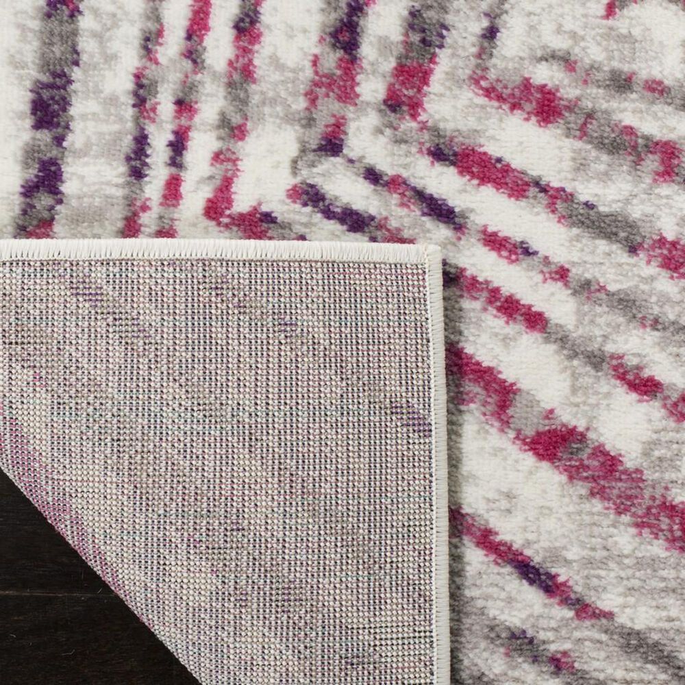 Safavieh Skyler SKY191P 2&#39; x 8&#39; Gray and Pink Runner, , large
