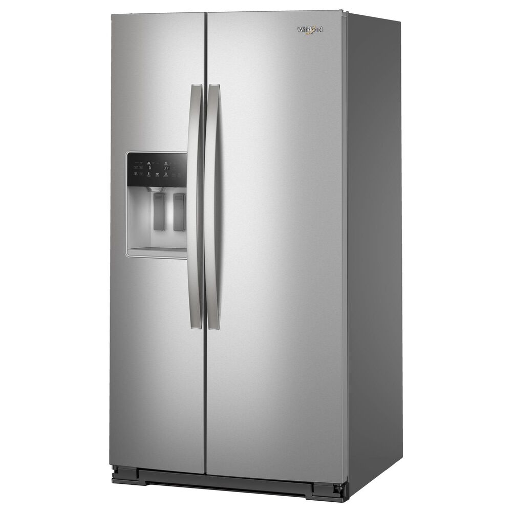 Whirlpool 28.7 Cu. Ft. Freestanding Side by Side Refrigerator in Fingerprint Resistant Stainless Steel, , large