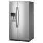 Whirlpool 28.7 Cu. Ft. Freestanding Side by Side Refrigerator in Fingerprint Resistant Stainless Steel, , large