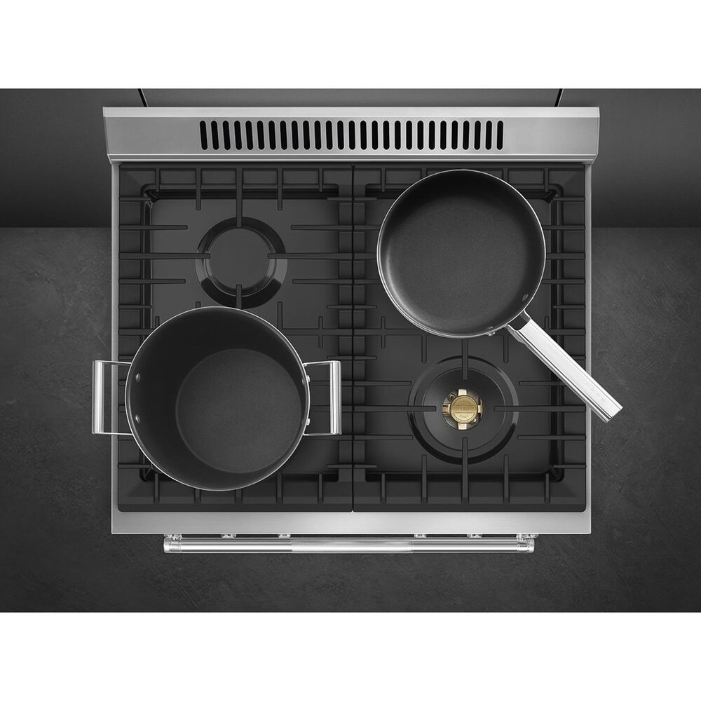 SMEG Professional 30" Gas Range in Matte Black, , large