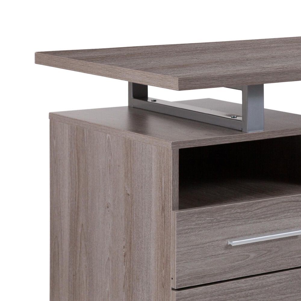 Flash Furniture Harwood Desk in Brown, , large