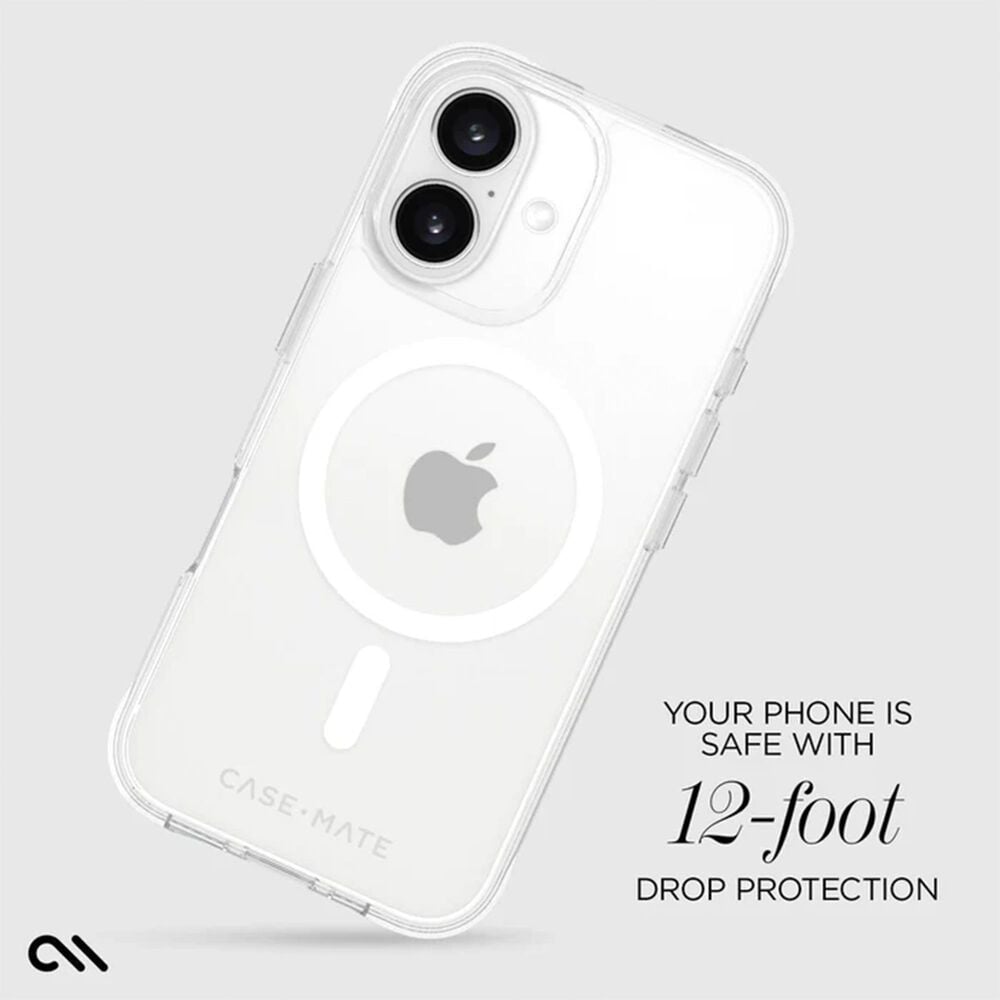 Case-Mate Tough Clear MagSafe Phone Case for the iPhone 16, , large