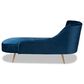 Baxton Studio Kailyn Upholstered Chaise in Navy Blue Velvet, , large