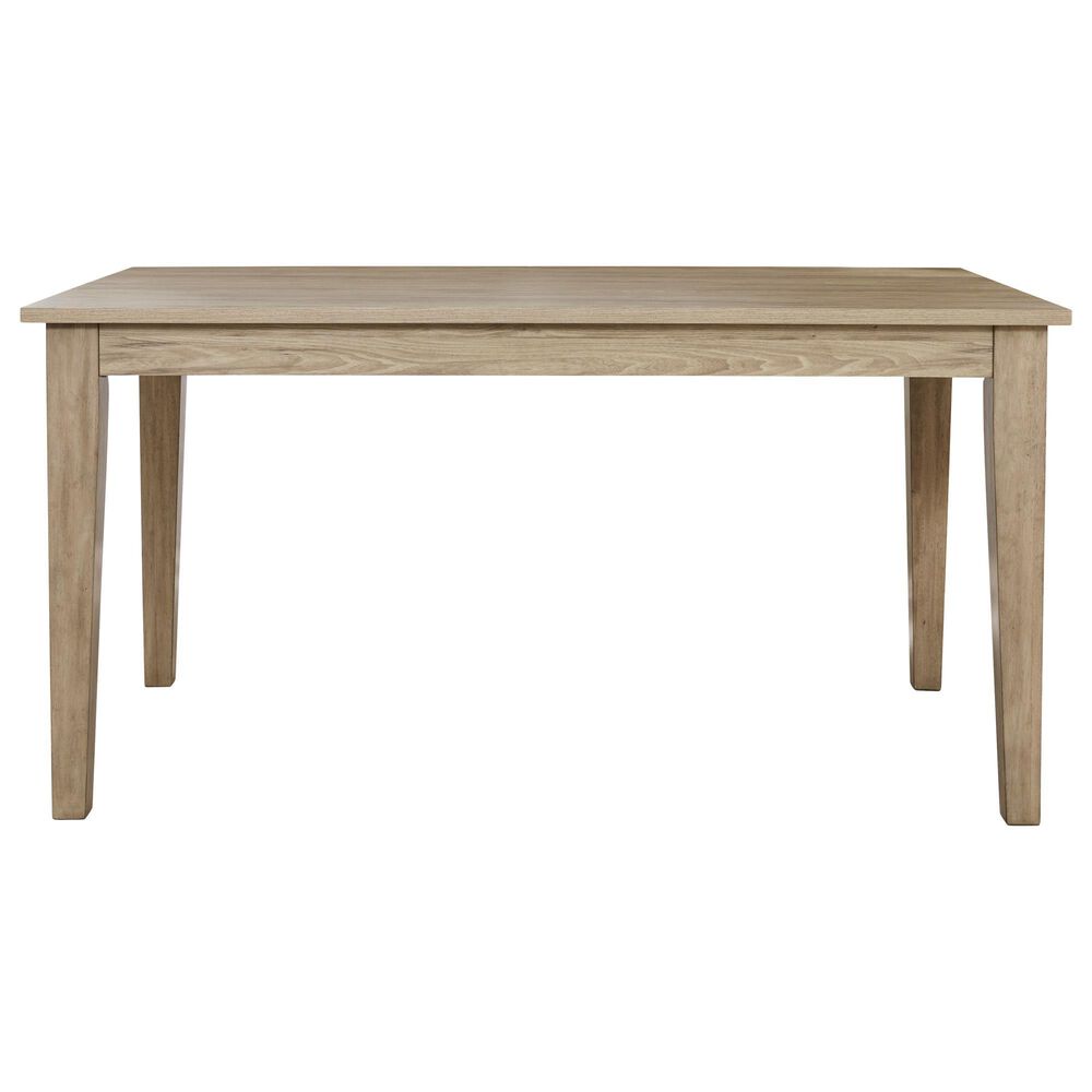 Ashley Gleanville Dining Table in Light Brown - Table Only, , large