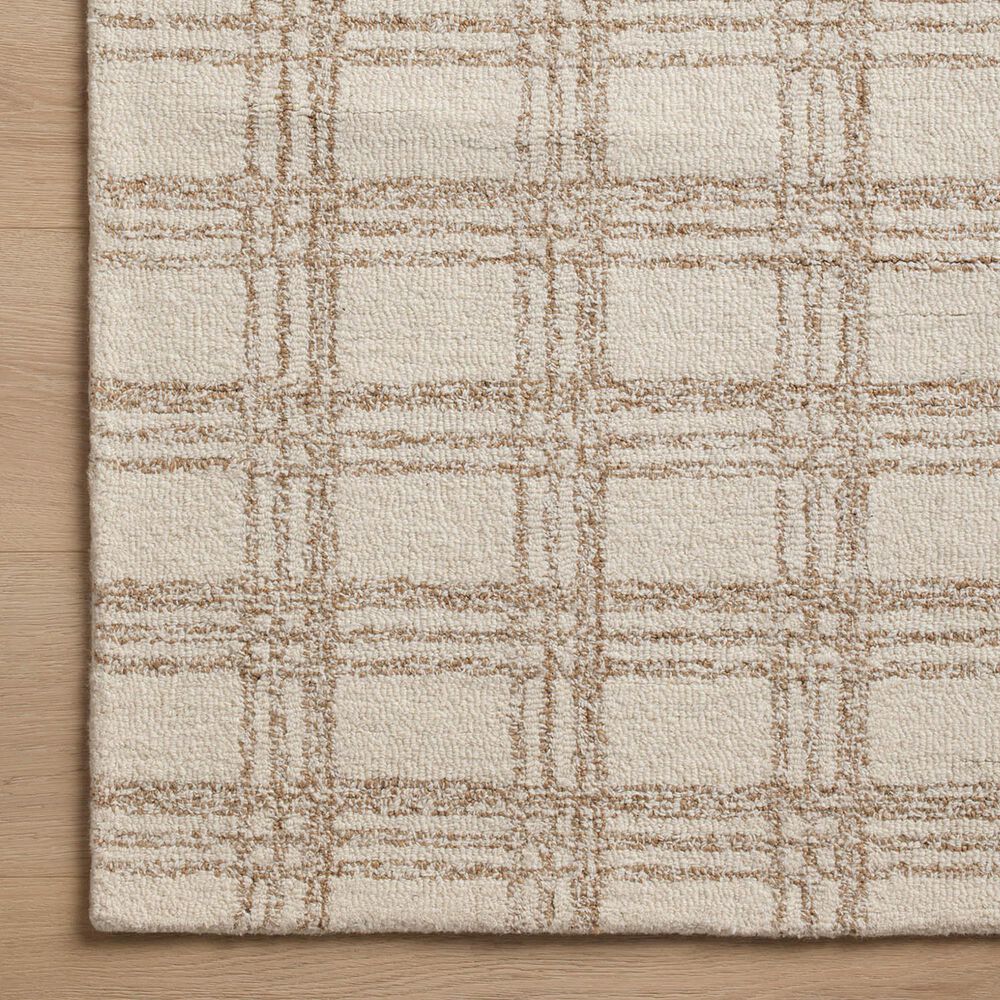 Chris Loves Julia x Loloi Polly 8&#39;6&quot; x 11&#39;6&quot; Cream and Sand Area Rug, , large