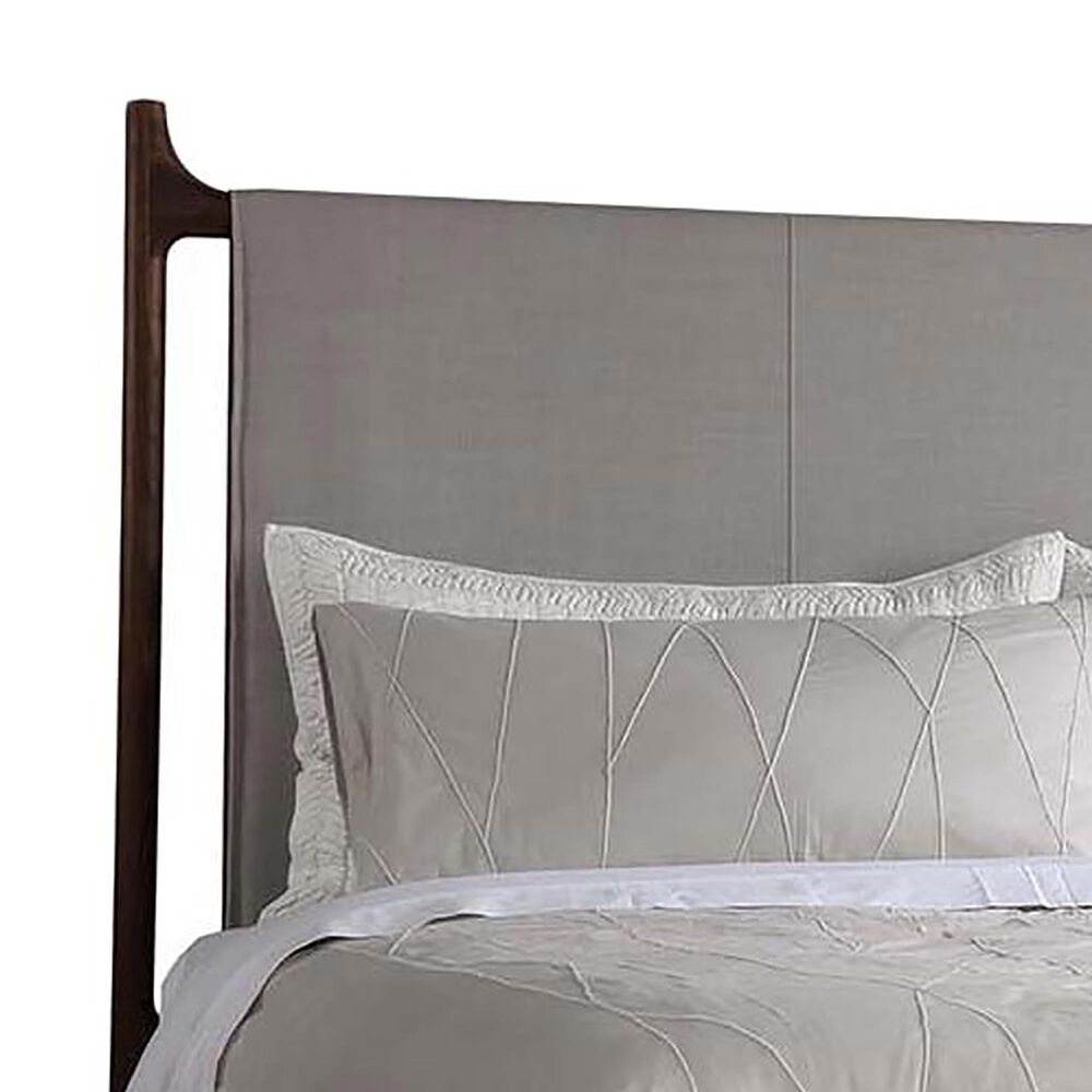 Stickley Furniture Walnut Grove Upholstered King Bed in Salvador Dove, , large
