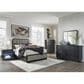Millenium Rowanbeck 4-Piece Queen Bedroom Set in Black, , large