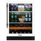 True Residential 5.6 Cu. Ft. Undercounter Beverage Center with Pewter Handle in Matte White, , large