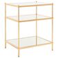 Safavieh Noelia Accent Table in Polished Gold, , large
