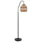 Grandview Gallery Congo Metal Floor Lamp in Matte Black, , large
