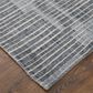 Feizy Eastfield Striped 12" x 15" Blue and Beige Area Rug, , large
