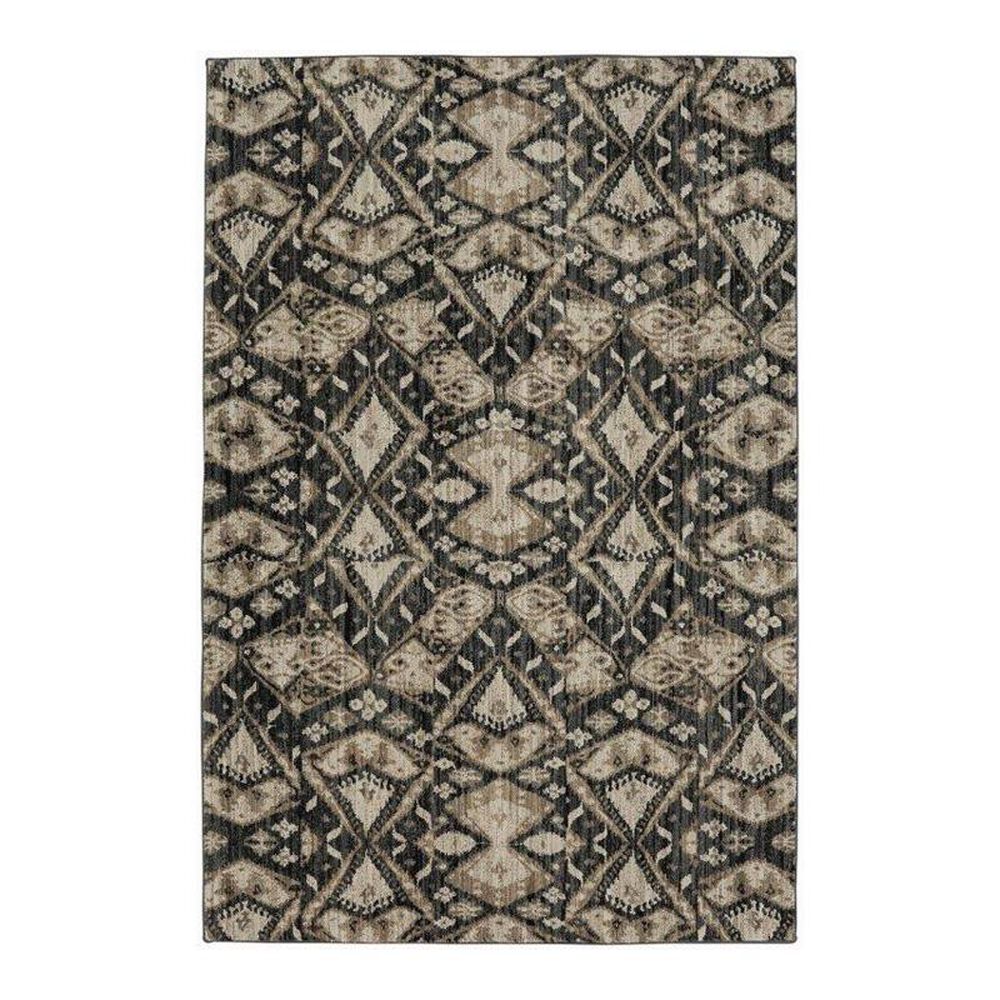 Mohawk Metropolitan Beacon 91007 5"3" x 7"10" Onyx Area Rug, , large