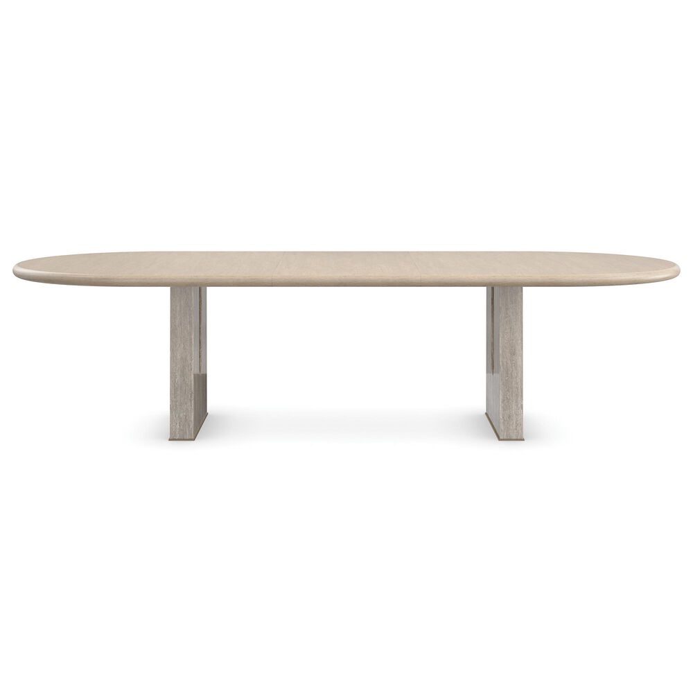 SCHNADIG Emphasis Dining Table in Sun Drenched Oak and Silver - Table Only, , large