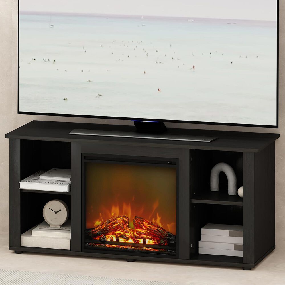 HOMLUX 47" TV Stand with No Heat Electric Fireplace in Americano, , large