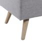 Maple and Jade Modern Storage Bench in Grey, , large