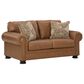 Ashley Carianna Stationary Sofa and Loveseat Set in Caramel, , large
