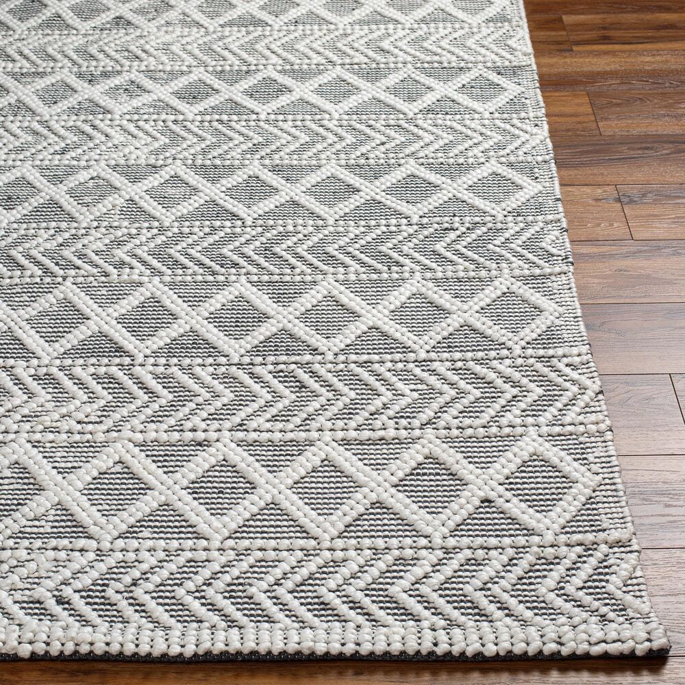 Surya Daffodil Southwestern 2&#39;6&quot; x 8&#39; Light Grey and Natural Runner, , large