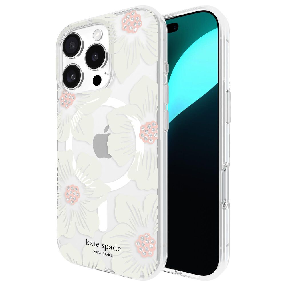 Kate Spade Protective MagSafe Case for Apple iPhone 16 Pro in Hollyhock Floral, , large