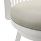Armen Living Harper 30" Swivel Bar Stool in Matte White, , large