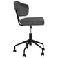 Linon Home Decor Tristan Swivel Office Chair in Black, , large