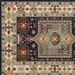 Oriental Weavers Lilihan Medallion 041H6 2" x 3" Blue and Ivory Scatter Rug, , large