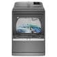 Maytag 5.3 Cu. Ft. Top Load Washer and 7.4 Cu. Ft. Gas Dryer Laundry Pair in Metallic Slate, , large