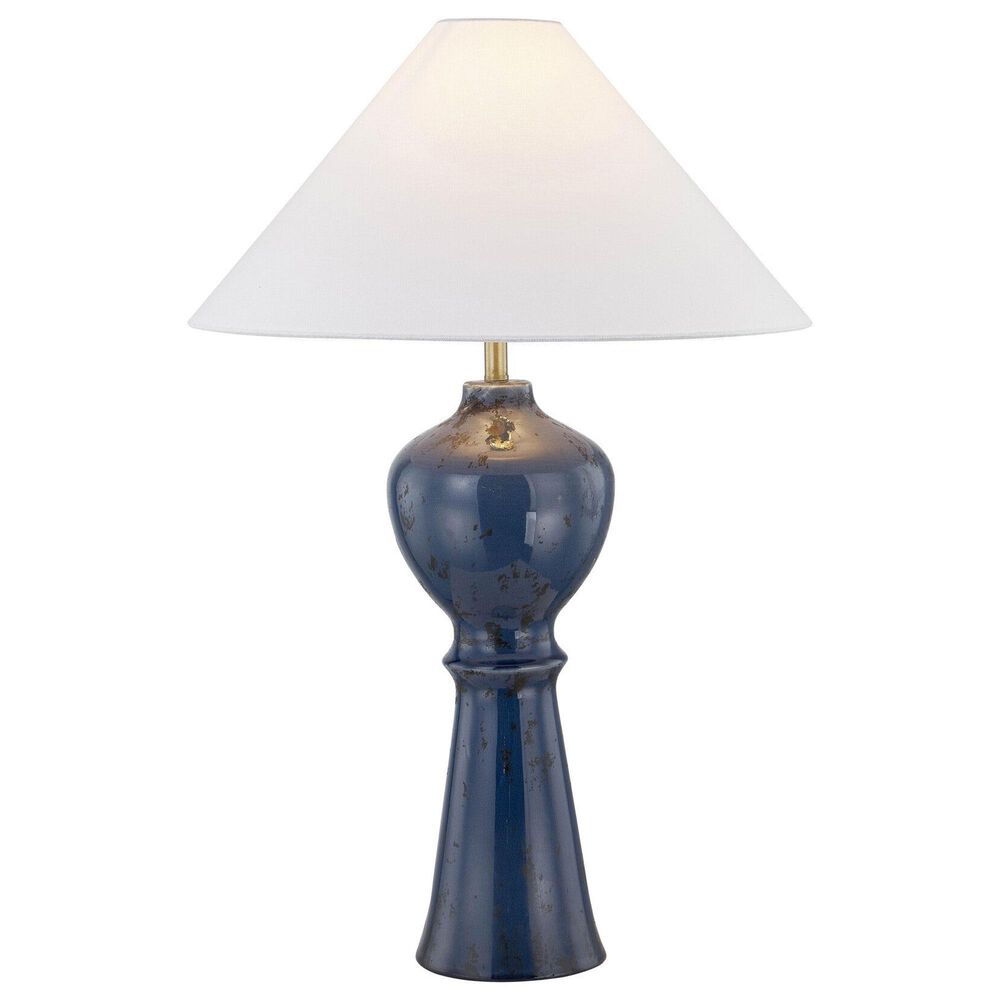 Southern Lighting Elsie Table Lamp in Dark Blue, , large