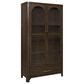 Ashley Radkin Display Cabinet in Burnished Brown, , large