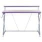 OSP Home Emulator Battlestation Gaming Desk in Purple and Carbon, , large