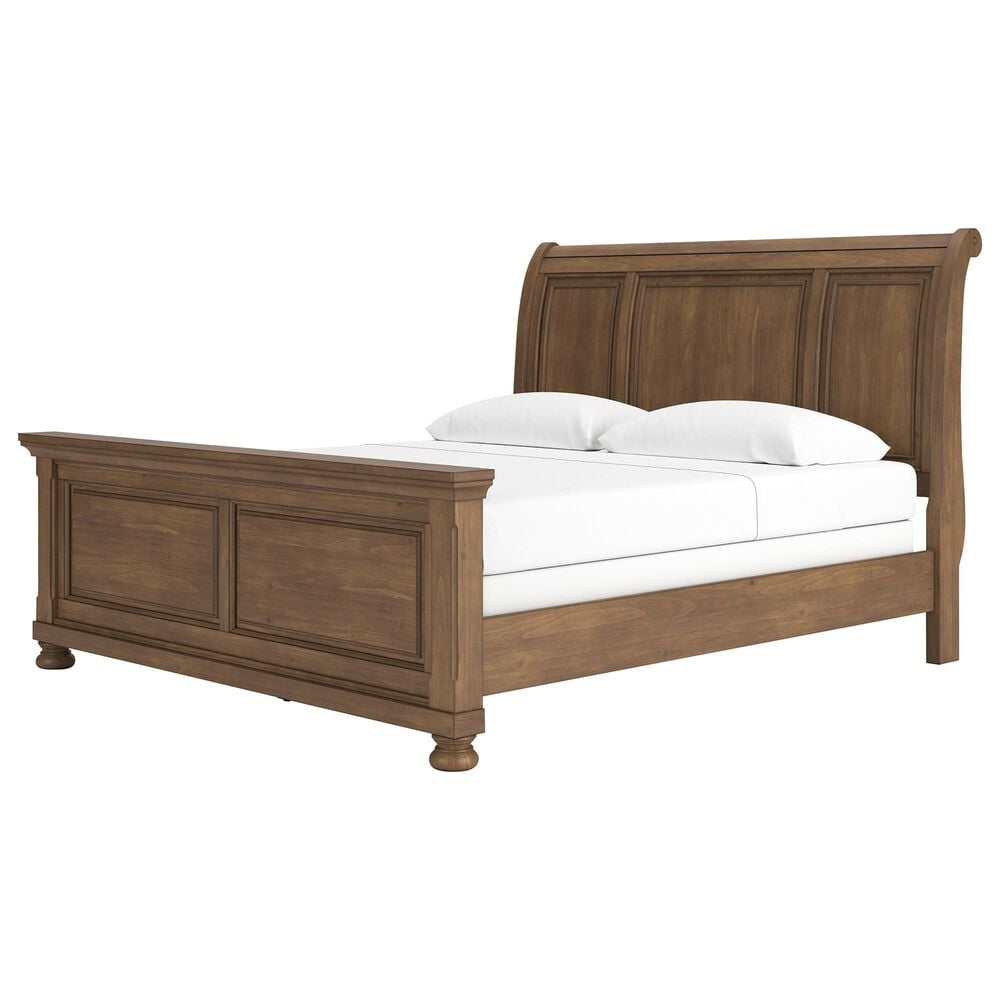 Ashley Feddinger King Sleigh Bed in Chestnut Brown, , large