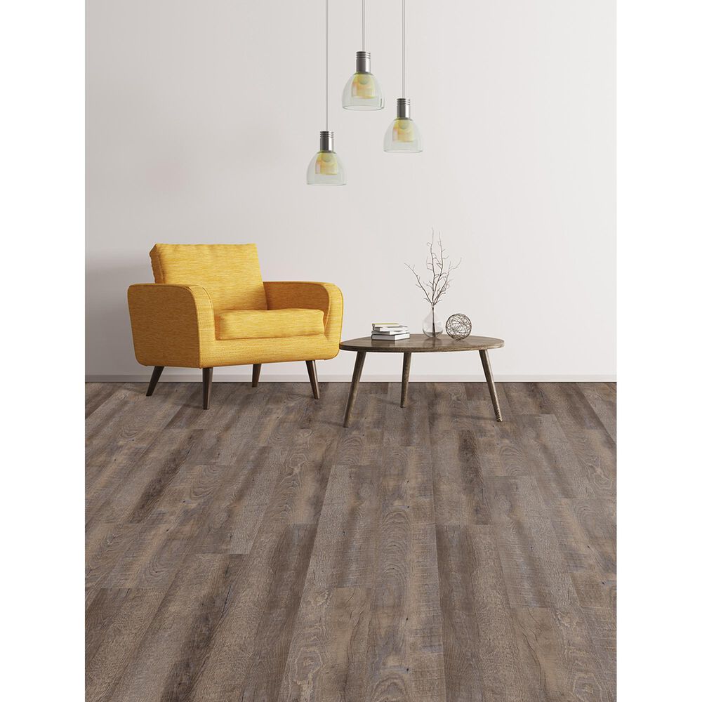 Southwind Hybrid Rigid Plus Farmhouse Brown 7&quot; x 48&quot; Vinyl Plank, , large
