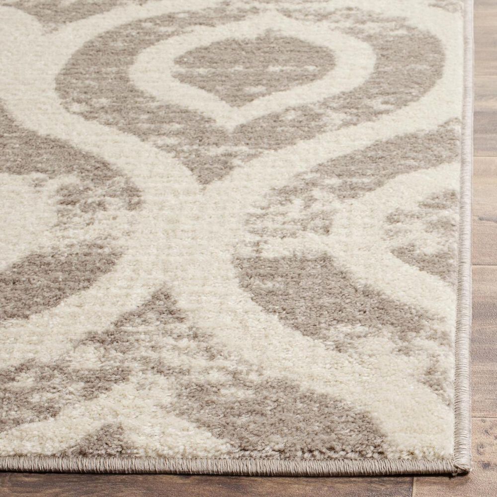 Safavieh Amsterdam AMS107A-28 2&#39;3&quot; x 8&#39; Ivory/Mauve Runner, , large