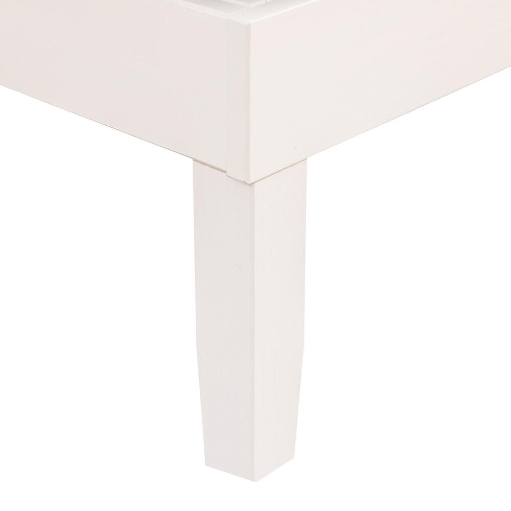 Linon Home Decor Polly King Platform Bed in Bold White, , large