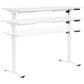 OSP Home Primo 60" Electric Sit and Stand Desk in White, , large