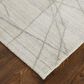 Feizy Whitton 2" x 3" Ivory and Charcoal Area Rug, , large